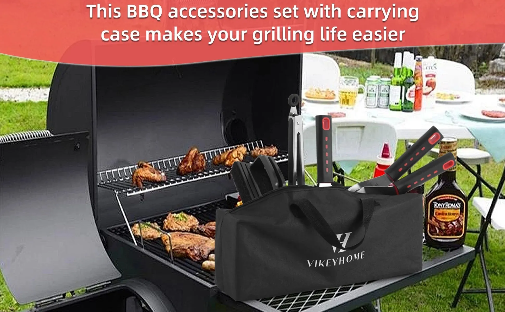 28PCS Griddle Accessories Kit, Stainless Steel Griddle Grill Tools Set for Outdoor Bbq,Flat Top Griddle Accessories Set with Scraper, Enlarged Spatulas, Basting Cover for Outdoor Grilling