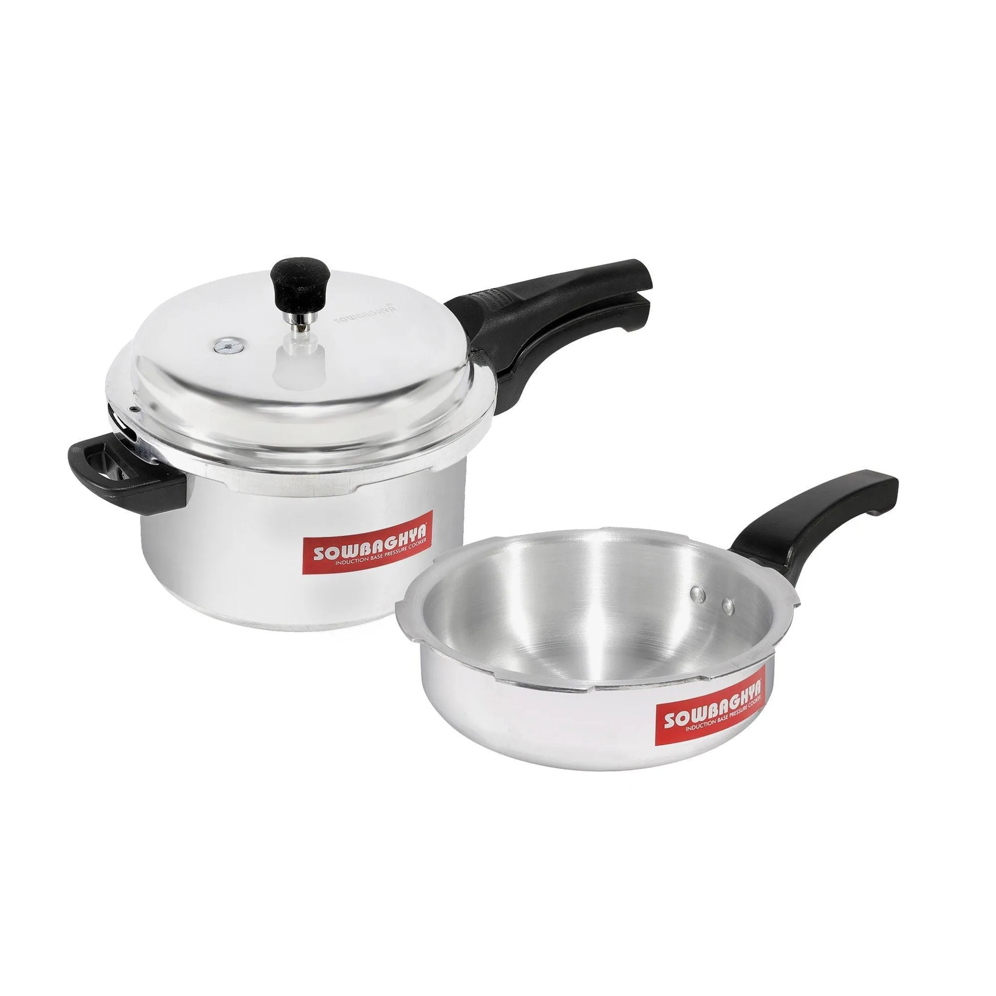5 Lit Elite Induction Base ALU Pressure Cooker & Pan