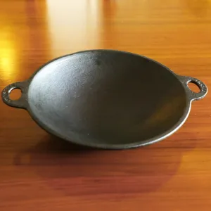 Appam Pan/Kadhai | Pre Seasoned Cast Iron | Cooks Faster | Ready to Use
