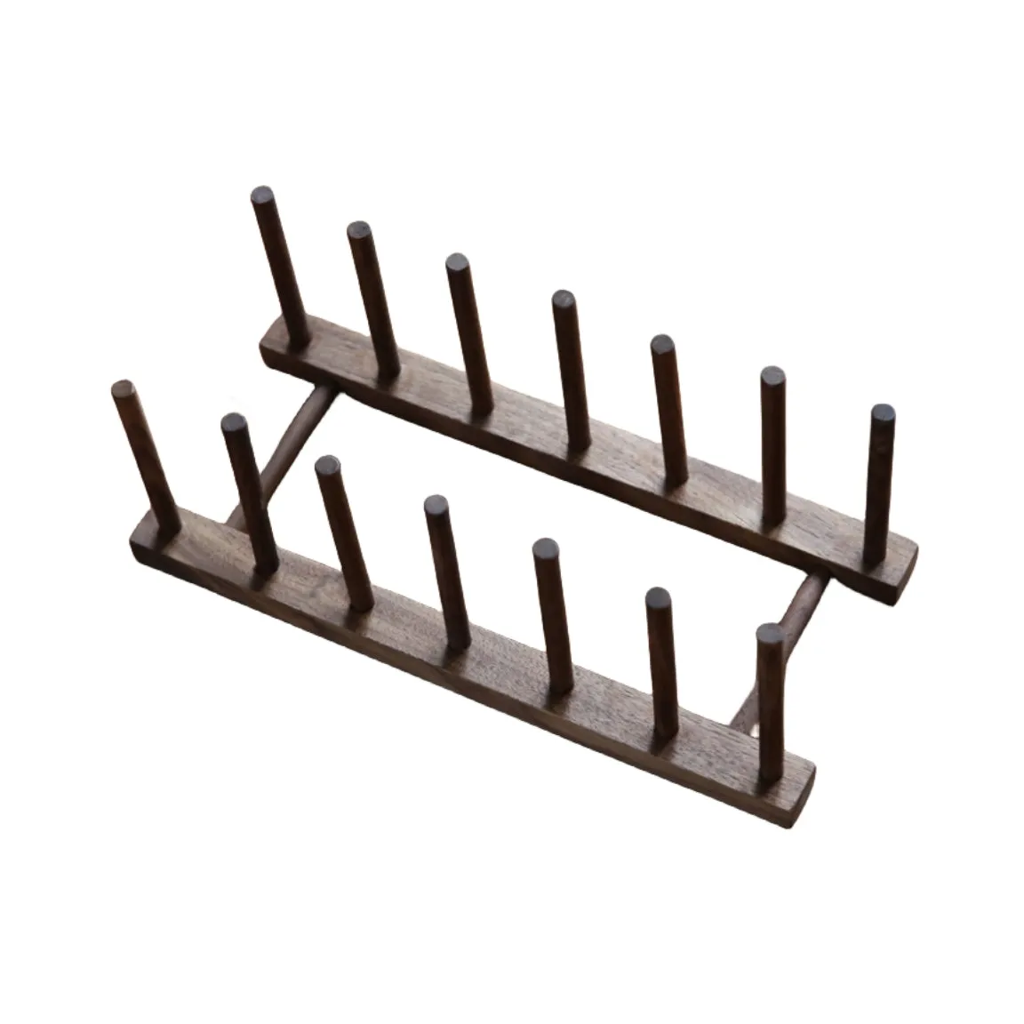 Black Walnut Wood Plate Holders