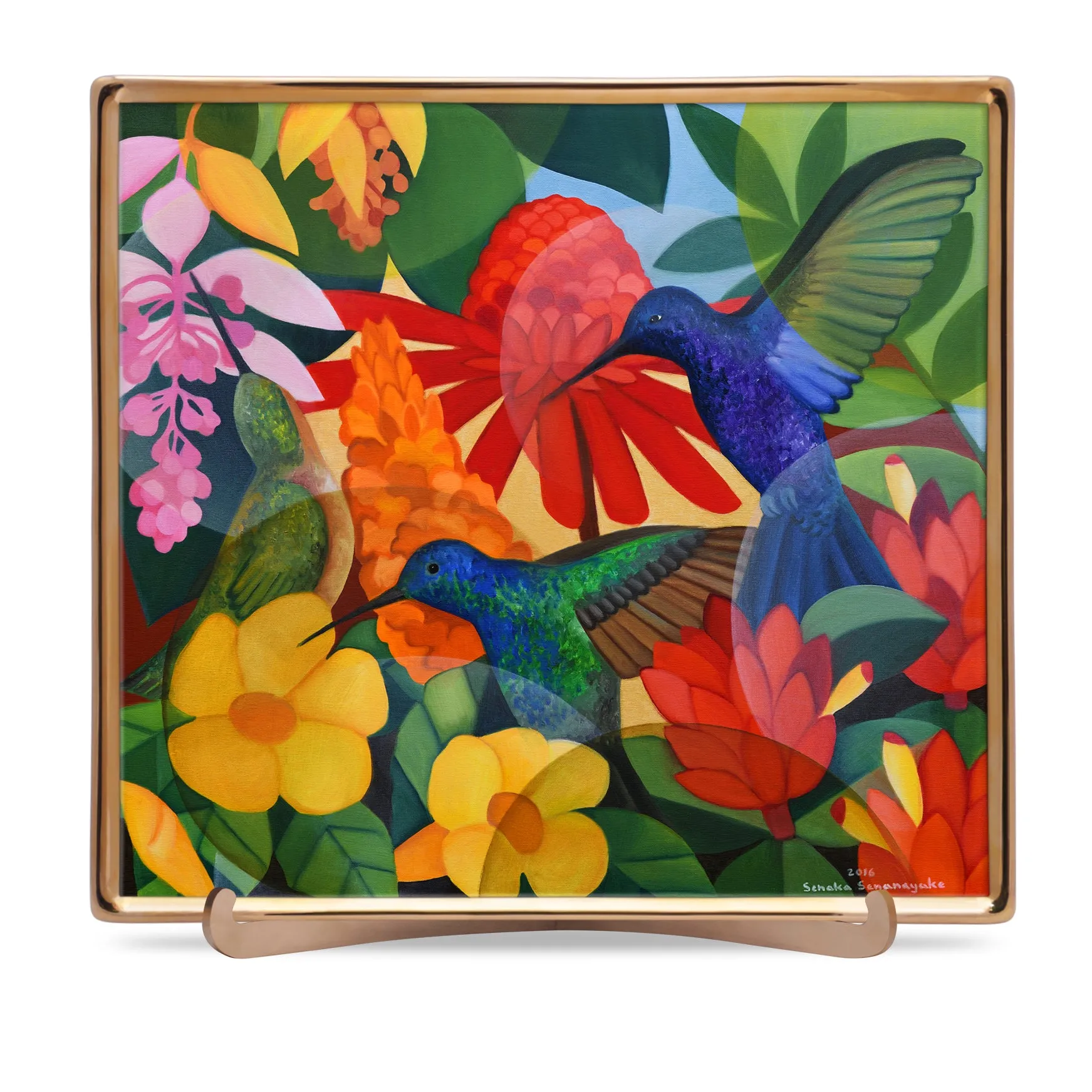 Garden of Paradise by Senaka Senanayake - Platter