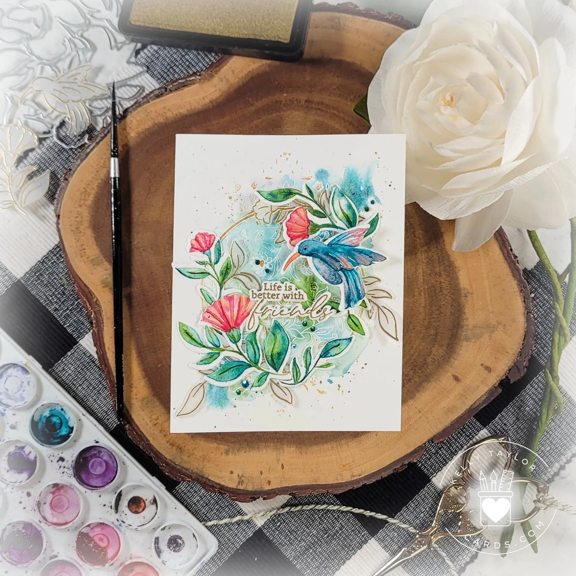 Pinkfresh Studio Press Plate Garden Tapestry