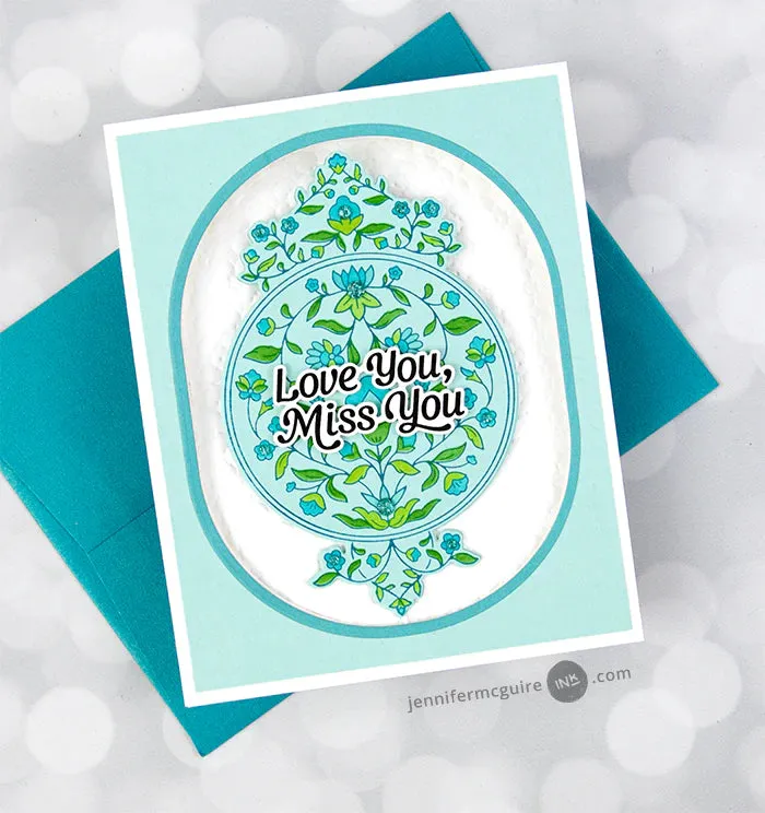 Pinkfresh Studio Press Plate Garden Tapestry