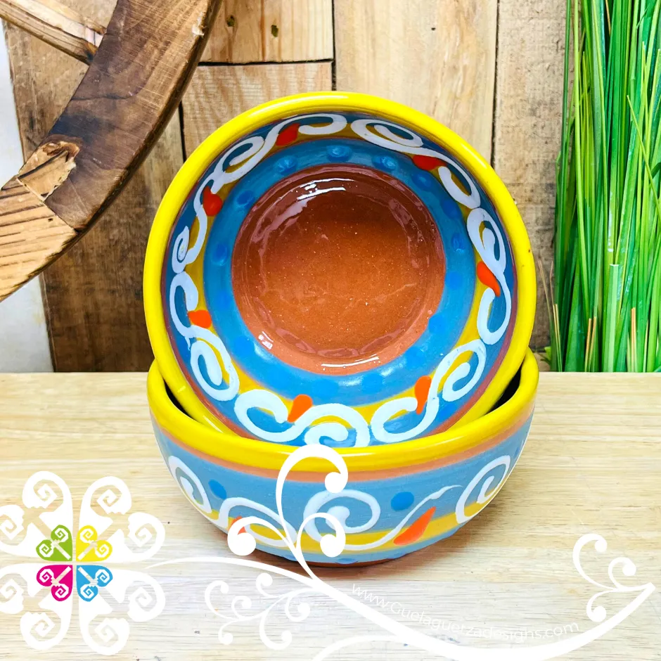 Set of 4 Plato Hondo Cerealero - Set Clay Bowl Plates