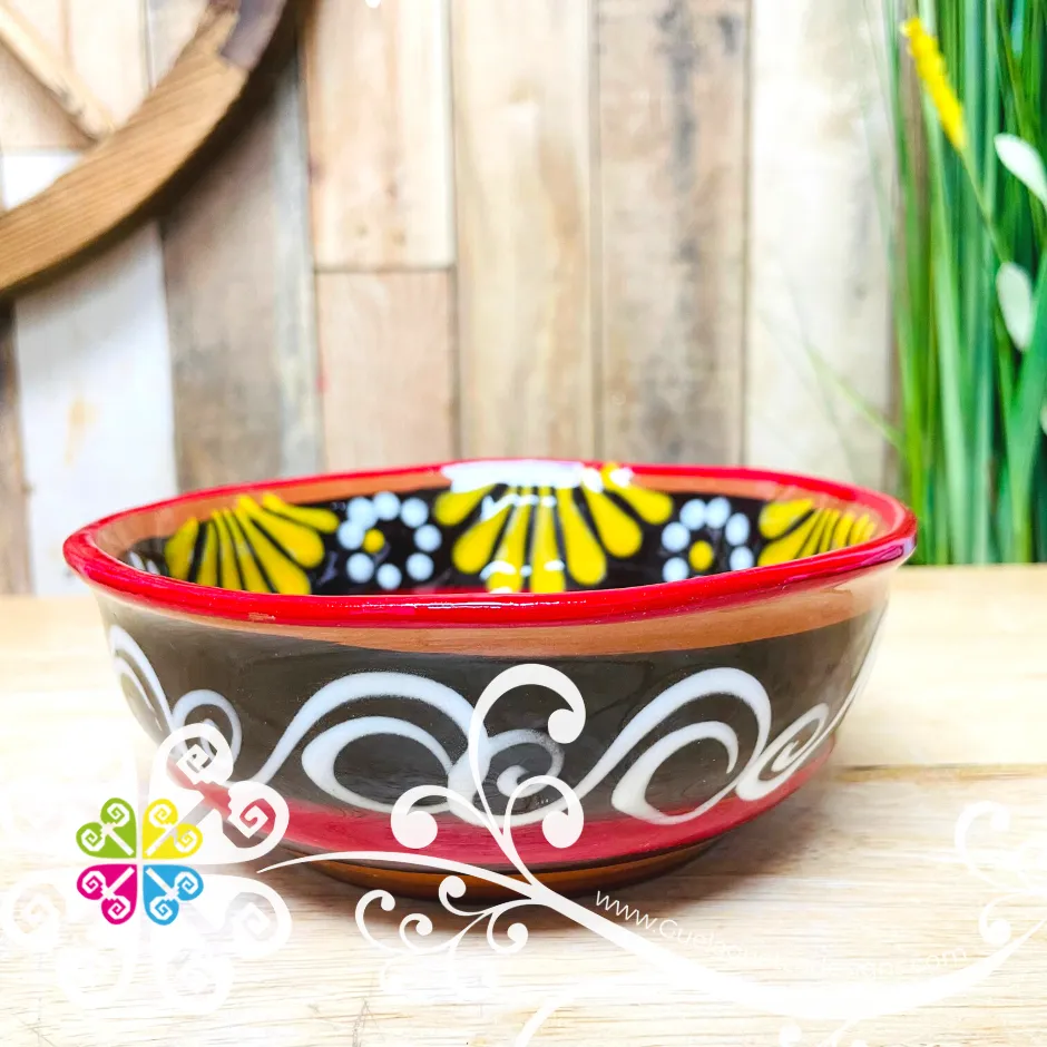 Set of 4 Plato Hondo Cerealero - Set Clay Bowl Plates