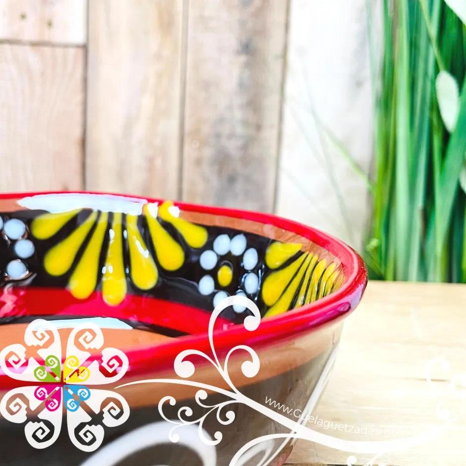 Set of 4 Plato Hondo Cerealero - Set Clay Bowl Plates