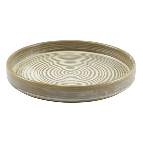 Terra Porcelain Matt Grey Presentation Plate 18cm- Pack 6